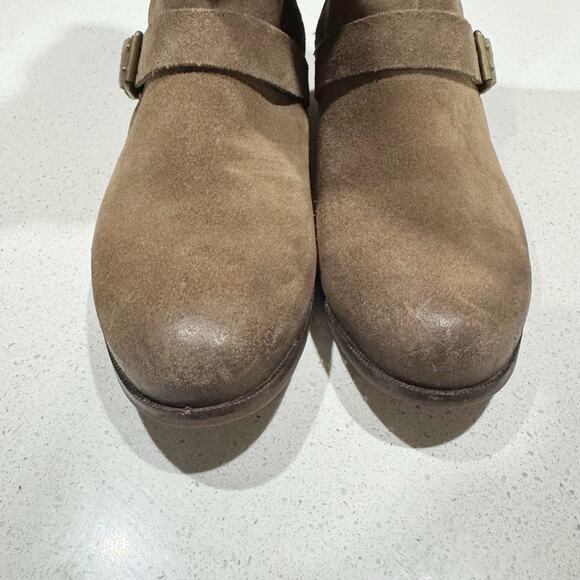 UGG Australia Cydnee Tall Riding Boots Womens 8.5 US Brown Suede Leather - Picture 9 of 10